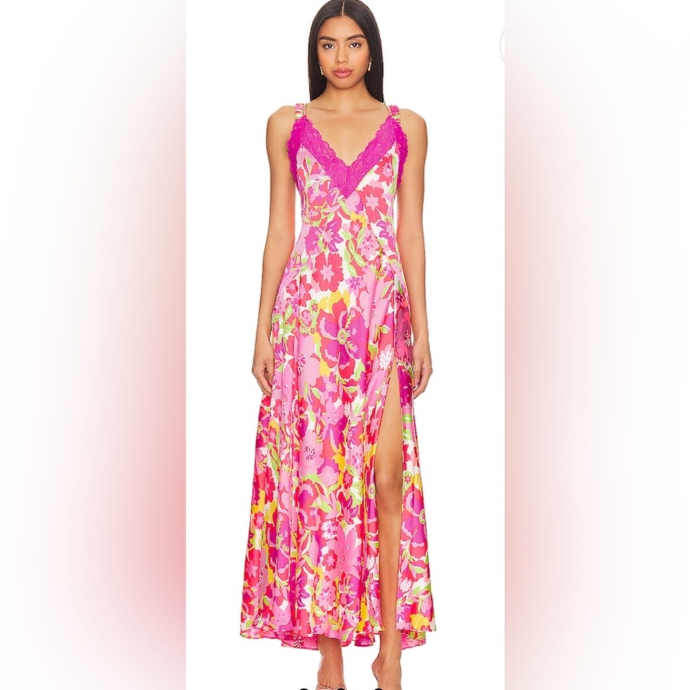 Free People All A Bloom Floral Maxi Dress NWOT
Neon Pop Floral
small